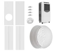 Indoor Dryer Vent Kit | Window Dryer Vent Seal Panels,Clothes Dryer Connector for Dryer, Greenhouse, Grow Tents, Paint Room, Garage and Workshop Exhaust