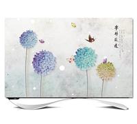 Indoor Dust-Proof TV Cover for Flat Screen Televisions, Soft Fabric Protector for Sun and Dust Protection, Wall Mounted Screen Protector