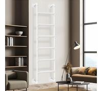 Indoor Egress Ladder, Wall Mounted Emergency Fire Escape Ladder for Home Safety, Metal Iron Tube Design for Secure Climbing, 3.3-9.8ft Length