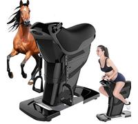 Indoor Electric Horse Riding Machine 3D Simulation Horse Riding Fitness Machine One-touch LCD Display 20 Speeds150kg Load Bearing 3 Smart ModesBluetooth MusicAerobic Fitness Equipment