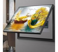 Indoor Electric Meter Decorative Flip Cover Cabinet | Fuse Box Cover with Flip Design, Ideal for Home Electrical Box Decoration