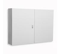 Indoor Electrical Junction Box, Lockable Electrical Enclosure, Wall-Mounted Electric Box, Double Doors, Cold-Rolled Steel Material, Suitable for Use in Sheltered Areas(70x50x30cm/27.5x19.6x11.8in)