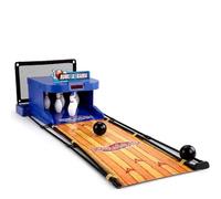 Indoor Electronic Bowling Alley System - Foldable Home Arcade Game Machine with Automatic Pin Reset, LED Scoreboard & Sound Effects - Portable Tabletop Sports Entertainment(3.5m/11ft)