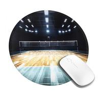 Indoor Empty Professional Volleyball Mouse Pad Desk Pad Mouse Mat Non-Slip Rubber Base Mousepad for Computer Pc Office Work