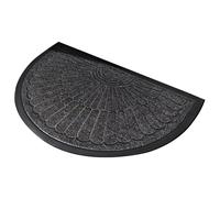 Indoor Entrance Mats | 40 x 60 cm Non-Slip Support - Washable Absorbent Semi-Circular Quick Drying Indoor Entrance Doormat | For Mud, Earth, Dog Paws, Footprints, Came