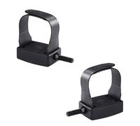Indoor Exercise Bike Pedal With Strap 9/16inch 1/2inch Thread Stationary Recumbent Pedals For Rotating Double Side Footrest