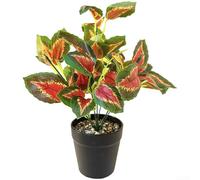 Indoor Fake Bonsai Tree 28cm Low Maintenance Office(Perilla)