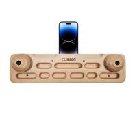 Indoor Fingerboard Trainer - Wood Climbing Board, Door Mounted Station, Rock Grip Exercise | Professional Wall Mounted Handles, Advanced Strength and Endurance Training Tool For Beginners and