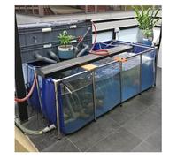 Indoor Fish Tank - Independent rium with ing Panel, Flexible PVC Coating, Steel e, Perfect for Koi and dfish Bing.