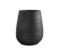 Indoor Flower Pots Ceramic Planters for Plant Containers, Garden Planters with Drainage Holes, Decorative Black Line Planters for Indoor and Outdoor Plants and Flowers Fl,30cm