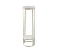 Indoor Flower Stand Potted Plant Display Rack for Living Room Balcony Garden PatioStylish White Flower Pot Holder for Home Decor and Plant Lovers
