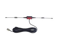 Indoor FM Radio Antenna 75 Ohm Dipole - Adhesive Mount T-Shaped Stereo Antenna for Home Audio Receiver, AV Home Theater, Bose Wave Music System, Compatible with Pioneer Yamaha Onkyo Marantz