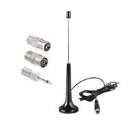 Indoor FM Radio Antennas With 3 Adapter TV Antenna 75 Ohm DAB Replacement For Household Digital Wider Coverage(Fixed)