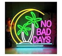 Indoor for neon decorations Neon Signs Decor Lights No Bad Days For Bar
