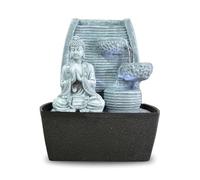 Indoor Fountain Feng Shui Wisdom LED Lighting 24 cm Grey