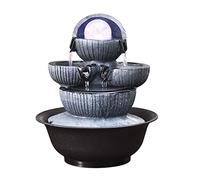 Indoor Fountain Stacking Creative Mong Simple Indoor Running Water Desktop Fountain Decoration Feng Shui Ball Office Decorations Meditation Fountain