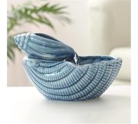 Indoor fountains,Indoor Ceramic Tabletop Fountain,Waterfall Decoration Belt Desktop Suitable for Office Living Room bedroom decor(Blue)