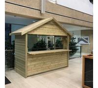 Indoor Garden Chalet 3M x 1.2M by Churnet Valley - XCH01
