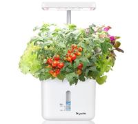 Indoor Garden Planter Growing Systems Soil plant pot indoor Small Smart Soil Gardening System with 17 Watts LED Grow Light Auto Timer Self-Watering Planter Pot Gifts for Mom Women (No Seeds&Soil)