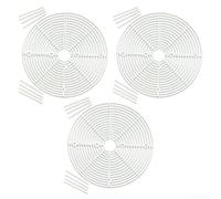 Indoor Garden Pot Covers 30cm 3-Pack Multi-Color(white) | for durable plastic material, weather resistant, round shape, fits standard pots, long-lasting performance