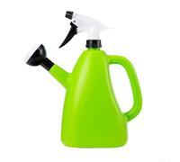 Indoor Garden Watering Can 2 In 1 with Adjustable Pressure Spray, Thick Handle and Soft Water Holes for Gentle Plant Care and Easy Use (green)