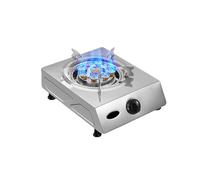 Indoor Gas Stove,Pure Copper Nine-burner Single Stove,Stainless Steel Single Gas Stove,for Home Outdoor Restaurant Canteen(LPG)