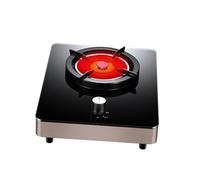 Indoor Gas Stove,with Infrared Non-black Pot Bottom Table Stove,5.2kw Tempered Glass Panel Energy-saving Single Stove,for Home(NG)
