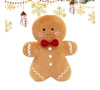 Indoor Gingerbread Man Plush - Gingerbread Plush, Christmas Gingerbreads Plushs Toys, 14inch Stuffed Cushion Throw Pillows Decor For Holiday Kids Sofa Living Room Bedroom Chair Couch
