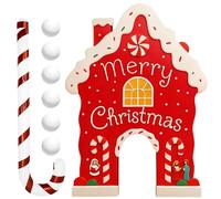 Indoor Golf Game - Reusable Funny Christmas, Holiday Gingerbread Mini Golf Set, Party Entertainment, Family-Friendly Fun | Interaction Entertainment Family Living Room Outdoor Party Events for Play