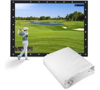 Indoor Golf Simulator with Impact Screen for Home Practice and Entertainment
