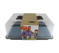 Indoor Greenhouse Uni-Grow 38x24x18cm Anthracite Mini Gardening Anzuchtstation