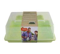 Indoor Greenhouse Uni-Grow 38x24x18cm Pastel Green Mini Gardening Anzuchtstation