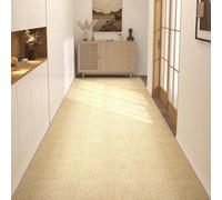 Indoor Hallway Rug Non-Slip, very Long Hallway Carpet Runners for Front Door Entryway Kitchen Living Room Hall Passage Runner Rug Narrow Floor Mat 100-600cm -Yellow(60×300cm/2ft×9.8ft)