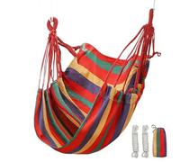 Indoor Hammock Chair - Outdoor Large Hammock Chair, Max 500 Lbs Capacity | Thicken Enlarged Canvas Hammock, Dorm Room Hammock, College Students Hammock, Relaxation Chair for Home and Outdoors