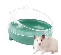 Indoor Hamster Bathroom - Transparent Detachable Sand Bath Box | Spacious Dust Bathtub Toilet for Hamster, Syrian, Chinchilla, Gerbil, and Guinea Pig, Easy-Clean Pet Accessory
