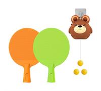 Indoor Hanging Table Tennis Trainer,Portable Interactive Table Tennis Training Hanging Games with 3 Balls,Adjustable Over The Door TableTennis Exerciser Self Training Device For Kids