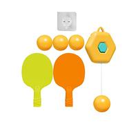Indoor Hanging Table Tennis with Balls for Family School Birthday Gifts yellow 150 cm