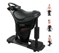 Indoor Horse Riding Machine - 3D Electric Quiet Simulator with One-touch LCD Display, Adjustable 20 Speeds, Full Body Workout Equipment for Home Gym