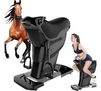 Indoor Horse Riding Machine, Electric 3D Simulation Fitness 20 Speeds, One-touch LCD Display, Aerobic Equipment for Waist, Legs, Hips