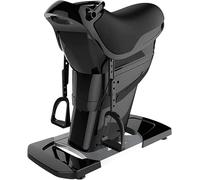 Indoor Horse Riding Machine, Household Electric Abdominal Exercise Machine Simulation Riding Fitness Machine, 20-Speed Adjustment, Efficient Aerobic Training Equipment.(Black)