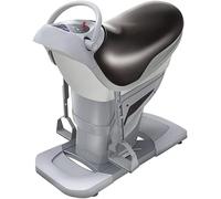 Indoor Horse Riding Machine, Household Electric Abdominal Exercise Machine Simulation Riding Fitness Machine, 20-Speed Adjustment, Efficient Aerobic Training Equipment.(Gray)