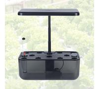 Indoor Hydroponic Grow System with LED Light, Adjustable Height, Aeroponic Technology for Home Gardening