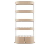 Indoor Hydroponic Grow Tower with Remote Control, Auto Timer, and Grow Light for Herbs, Plants, Vegetables, and Fruit Cultivation