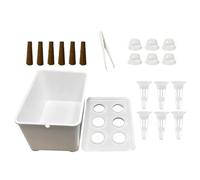 Indoor Hydroponic Planting Box Complete Household Gardening Seedling Kit for Lettuce Flowers Balcony Parterre Hotel Apartment Easy-to-Use Nutrient Solution Indoor Plant Growing System