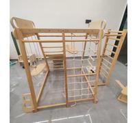 Indoor Jungle Gym for Kids 1-3, Natural