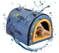 Indoor Kennel | Cozy Pet Kennel - Pet Cave Bed with Warm and Waterproof Nest for Cats, Dogs, Puppies, Pet Nests, Dog Kennels, Creates a spring-like atmosphere on cold days