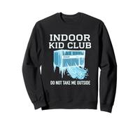 Indoor Kid Heatwave Survivor Funny Anti Summer Heat Hater Sweatshirt