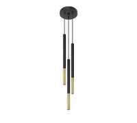 Sollux Pendant Lamp Mozaica 3P Black/Golden