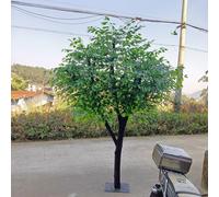 Indoor Large Artificial Banyan Trees Lifelike Artificial Apple Fruit Tree, for Home & Event Decor for Restaurant & Office Spaces(6 * 6m)