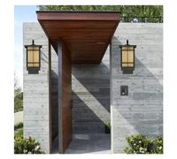 Indoor Led Ceiling Pendant, Chinese Style Outdoor Wall Lamp Villa Outdoor Lamp Iron Art Retro Corridor Simple Japanese Style Balcony Wall Lamp,Foyer